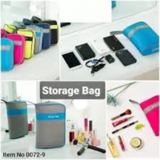 Travel Makeup Bag with Zipper, Lightweight Cosmetics Storage Pouch for Travel and Home Use Price in Pakistan | LAPTAB