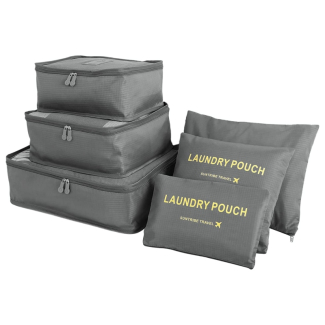 6 Pcs Travel Storage Organizer Bags Set, Waterproof Nylon, Durable and Portable Price in Pakistan | LAPTAB