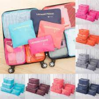 6 Pcs Travel Storage Organizer Bags Set, Waterproof Nylon, Durable and Portable Price in Pakistan | LAPTAB