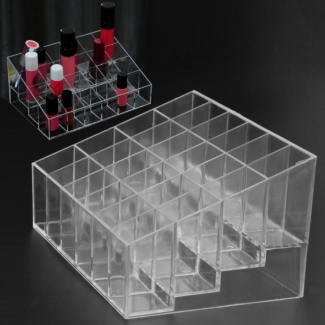 Lipstick and Jewelry Storage Box with 24 Grids, Acrylic Makeup Organizer Holder Price in Pakistan | LAPTAB