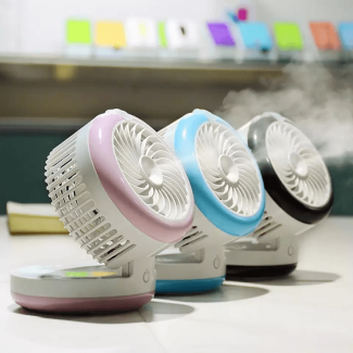 Rechargeable fan Portable Mini USB air humidifier