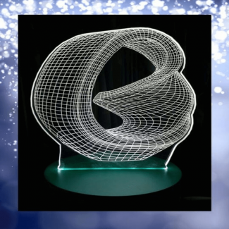 Bucket Shape 3D Acrylic LED Lamp with Plastic Base, 8 Color Modes, USB Powered Price in Pakistan | LAPTAB