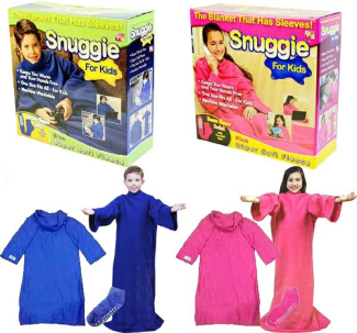 Sleeved Super Soft Snuggie Fleece Blanket with Sleeves, Machine Washable Price in Pakistan | LAPTAB
