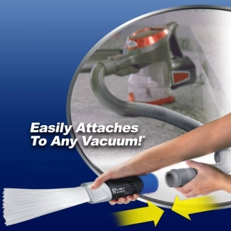 Duster Dust Cleaning Tool Brush with Universal Vacuum Adapter for Vents, Keyboards, and Furniture Price in Pakistan | LAPTAB