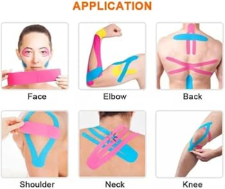 Kinesiology Tape Breathable Waterproof Athletic Recovery