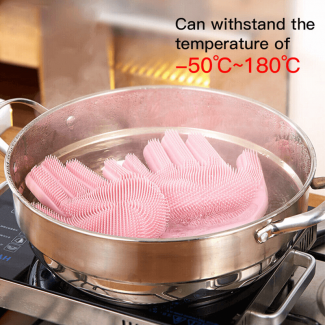 Magic Silicone Dishwashing Scrubber with Heat Resistance and Disinfectant Safe Design Price in Pakistan | LAPTAB