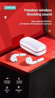 JOYROOM JR-T06MINI TWS Wireless Earbuds Comfortable Fit with Left-Right Switch Technology Price in Pakistan | LAPTAB