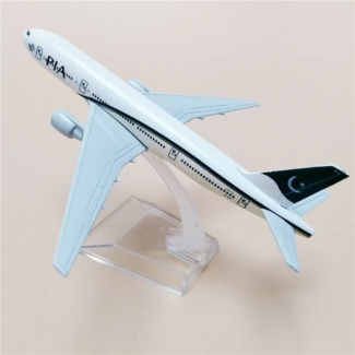 Metal Airplane Model PIA Boeing 777 - Collectible and Educational Toy Price in Pakistan | LAPTAB