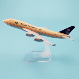 Metal Airplane Model Saudi Arabian Boeing 777 Miniature for Skill Development Price in Pakistan | LAPTAB