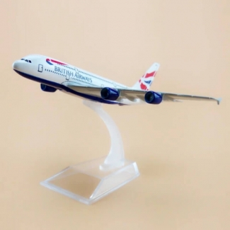 Metal Airplane Model British Airways Airbus A380 - Collectible Toy Gift Price in Pakistan | LAPTAB