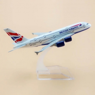 Metal Airplane Model British Airways Airbus A380 - Collectible Toy Gift Price in Pakistan | LAPTAB