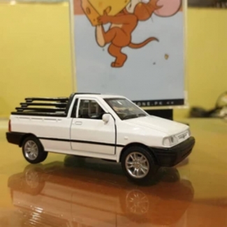 Animal Pickup Truck Toy with Pull Back, Light, Sound, and Openable Doors