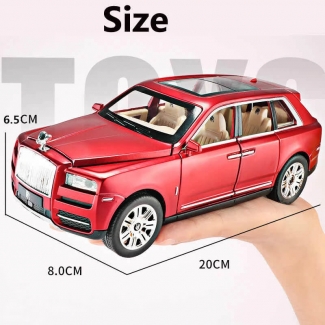 Metal Body Diecast Rolls Royce Cullinan Model with Light, Sound, and Openable Doors Price in Pakistan | LAPTAB