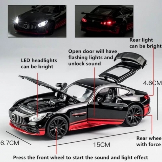 Diecast Mercedes Benz AMG GTR 6-7