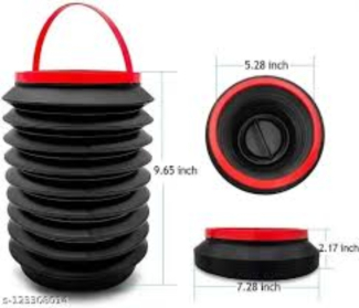 Foldable Bucket Portable Storage Mini Trash Can Multipurpose Plastic Pail Price in Pakistan | LAPTAB