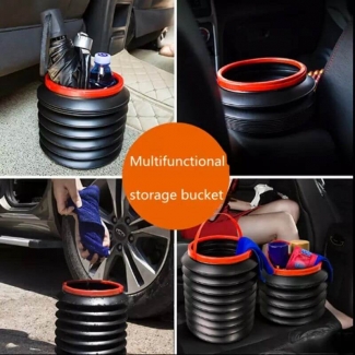 Foldable Bucket Portable Storage Mini Trash Can Multipurpose Plastic Pail Price in Pakistan | LAPTAB