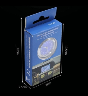 Analog Quartz Car Clock with Perfume Holder and Night Glow, Blue Price in Pakistan | LAPTAB