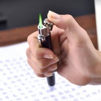 Ball Point Pen Shape Windproof Refillable Lighter High Quality Material Price in Pakistan | LAPTAB