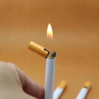 Creative Cigarette Shape Windproof Jet Flame Lighter, Refillable Metal Compact Design Price in Pakistan | LAPTAB