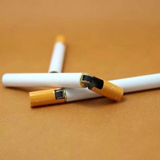 Creative Cigarette Shape Windproof Jet Flame Lighter, Refillable Metal Compact Design Price in Pakistan | LAPTAB