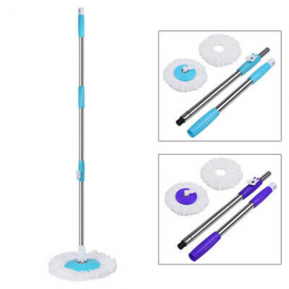 Easy Spin Mop with 360? Rotating Head, Microfiber Pad, Dual-Chamber Bucket, 700ml Bottle Price in Pakistan | LAPTAB