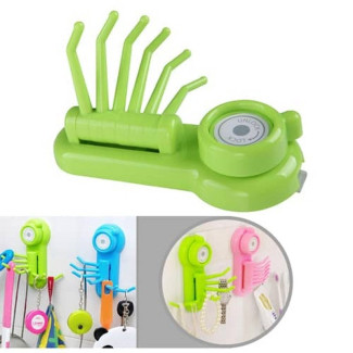 Powerful Suction Cup Hook Set, 6 Adjustable Multicolor Adhesive Hooks, No Drilling Needed Price in Pakistan | LAPTAB