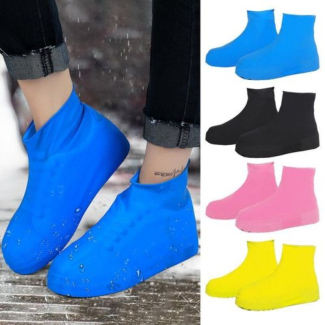 Non-Slip Silicone Rain Boot Shoe Cover Large Size 41-45 Waterproof and Foldable Price in Pakistan | LAPTAB