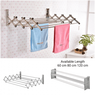 Stainless Steel Space Saver Rack Wall Mounted
