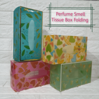 Tissue Box Plastic Card Folding - 100 Single-Use Facial Tissues with Dispenser Price in Pakistan | LAPTAB