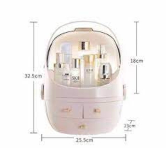 Multi-functional Detachable Cosmetic Storage Box with Drawers for Makeup, Skincare, and Jewelry Organization Price in Pakistan | LAPTAB