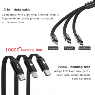 Yesido Retractable Multi Cable 3-in-1 with 3.5A Output and Adjustable Length Price in Pakistan | LAPTAB