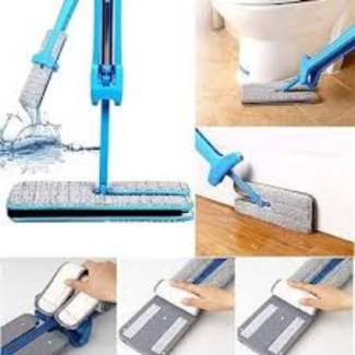 Spray Mop Hand Free Self Wringing Microfiber Flat Floor Mop Kit with Stainless Steel Handle and 360? Swivel Head Price in Pakistan | LAPTAB