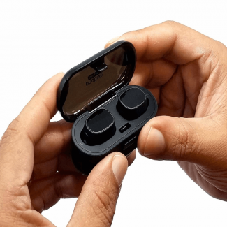TWS-04 True Wireless Earphones Bluetooth 5.0 with 5 EQ Modes and Secure Fit Price in Pakistan | LAPTAB