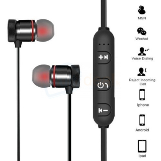 SGS-888 Wireless Sport Headset with Mic, Hi-Fi Stereo Sound, Magnetic Adsorption Price in Pakistan | LAPTAB