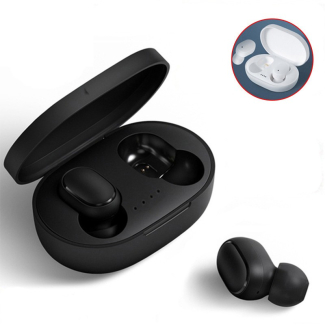 A6S TWS Stereo AirDots Wireless Bluetooth Earbuds with LED Battery Display and Smart Button Control