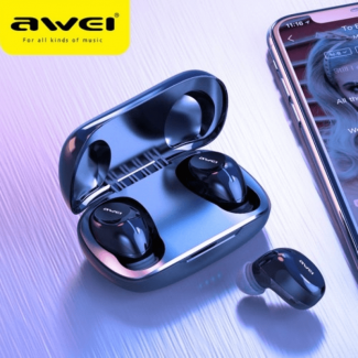 Awei T20 TWS In-Ear Mini Earbuds with 6-Hour Talk Time and Auto Pairing Price in Pakistan | LAPTAB