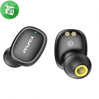 AWEI T13 Bluetooth 5.0 Earphones with 300mAh Charging Case, IPX4 Waterproof Price in Pakistan | LAPTAB