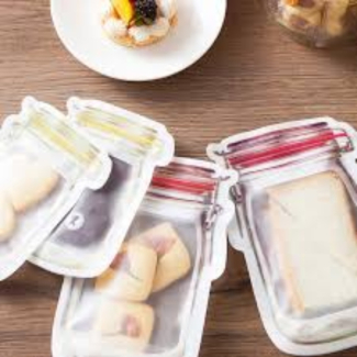Reusable Airtight Ziplock Jar Bags, BPA-Free, Eco-Friendly, Pack of 3 Price in Pakistan | LAPTAB