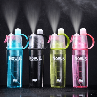 600ML Portable Sport Misting Water Bottle BPA-Free Acrylic with Silicone Seal Price in Pakistan | LAPTAB