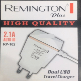 Remington Plus Dual USB Charger 2.1Amp/5V for Smartphones and Tablets, Travel Adapter Price in Pakistan | LAPTAB