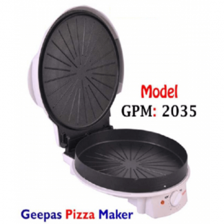 Geepas Pizza Maker GPM 2035 with Thermostat Control and Non-Stick Plate