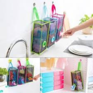 Hanging Mesh Disposable Bag with 360? Rotating Hook for Indoor and Outdoor Storage Price in Pakistan | LAPTAB