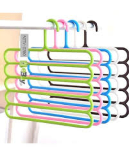 5 Layers Multipurpose Hangers with Non-Slip Edges and Reinforced Hooks for Trousers Price in Pakistan | LAPTAB