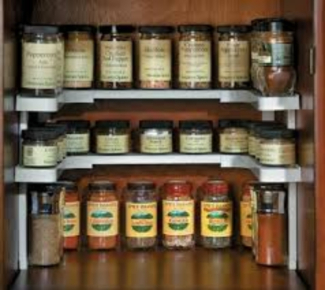 Invisible Spicy Jar Shelf Adhesive Spice Organizer for Kitchen, Holds 64 Jars, Adjustable, No Tools Needed Price in Pakistan | LAPTAB
