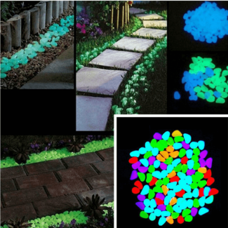 Glow In The Dark Aquarium Stones Pebbles Multi-Color Resin Non-Toxic Price in Pakistan | LAPTAB