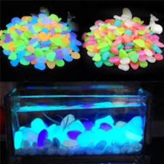 Glow In The Dark Aquarium Stones Pebbles Multi-Color Resin Non-Toxic Price in Pakistan | LAPTAB