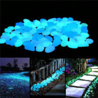 Glow In The Dark Stones Pebbles Aquarium