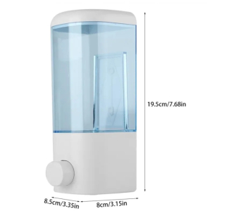 Wall Mount Soap Dispenser Hand Wash Liquid Pump with ABS Plastic Body Price in Pakistan | LAPTAB