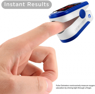 Finger Pulse Oximeter with LED Display for SpO2 and Heart Rate Monitoring Price in Pakistan | LAPTAB