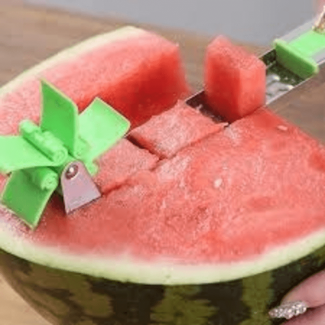 Windmill Watermelon Cutter with Automatic Blade for Perfect Cube Slices and Safe Serving Price in Pakistan | LAPTAB